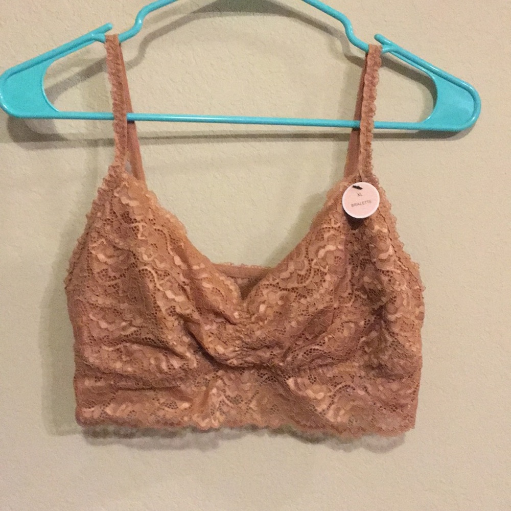 Rose Gold Lace Bralette